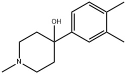 4-(3,4-DIMETHYLPHENYL)-1-METHYLPIPERIDIN-4-OL Struktur