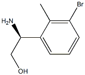 (2S)-2-AMINO-2-(3-BROMO-2-METHYLPHENYL)ETHAN-1-OL Struktur