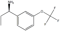 (1R)-1-[3-(TRIFLUOROMETHOXY)PHENYL]PROPYLAMINE Struktur