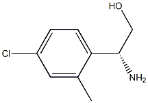 (2R)-2-AMINO-2-(4-CHLORO-2-METHYLPHENYL)ETHAN-1-OL Struktur