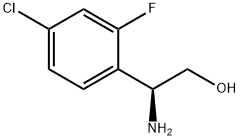 (2S)-2-AMINO-2-(4-CHLORO-2-FLUORO-PHENYL)ETHANOL Struktur