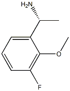 (1R)-1-(3-FLUORO-2-METHOXYPHENYL)ETHYLAMINE Struktur