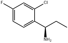 (1R)-1-(2-CHLORO-4-FLUOROPHENYL)PROPYLAMINE Struktur