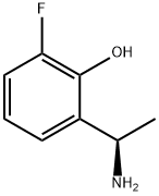 2-((1R)-1-AMINOETHYL)-6-FLUOROPHENOL Struktur