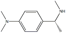 (4-[(1R)-1-(METHYLAMINO)ETHYL]PHENYL)DIMETHYLAMINE Struktur