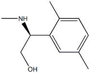 (2S)-2-(2,5-DIMETHYLPHENYL)-2-(METHYLAMINO)ETHAN-1-OL Struktur