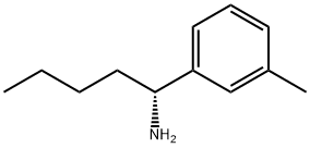 (1R)-1-(3-METHYLPHENYL)PENTAN-1-AMINE Struktur