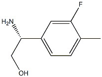 (2R)-2-AMINO-2-(3-FLUORO-4-METHYLPHENYL)ETHAN-1-OL Struktur