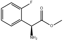 METHYL(2S)-2-AMINO-2-(2-FLUOROPHENYL)ACETATE Struktur