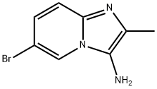 6-Bromo-2-methylimidazo[1,2-a]pyridin-3-amine Struktur