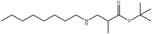 tert-butyl 2-methyl-3-(octylamino)propanoate Struktur