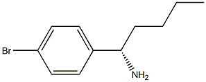 (1S)-1-(4-BROMOPHENYL)PENTYLAMINE Struktur