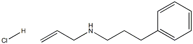 (3-phenylpropyl)(prop-2-en-1-yl)amine hydrochloride Struktur