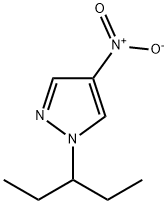 4-nitro-1-(pentan-3-yl)-1H-pyrazole Struktur