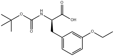 N-Boc-D-3-ethoxy-Phenylalanine Struktur