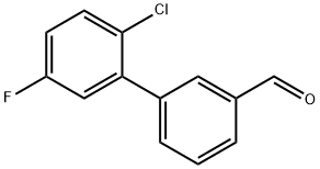 2-CHLORO-5-FLUORO-[1,1-BIPHENYL]-3-CARBALDEHYDE Struktur