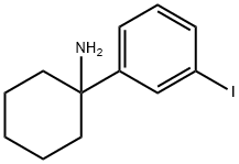 1-(3-iodophenyl)cyclohexan-1-amine Struktur