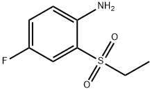 2-(ethanesulfonyl)-4-fluoroaniline Struktur