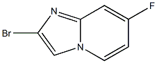 2-bromo-7-fluoroimidazo[1,2-a]pyridine Struktur