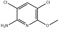 3,5-Dichloro-6-methoxy-pyridin-2-ylamine Struktur