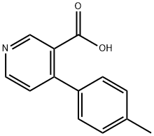 4-(p-tolyl)nicotinic acid Struktur