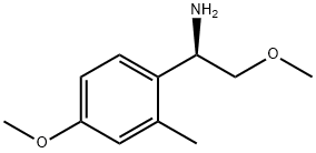 (1R)-2-METHOXY-1-(4-METHOXY-2-METHYLPHENYL)ETHYLAMINE Struktur