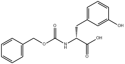 N-Cbz-D-3-hydroxy-Phenylalanine Struktur