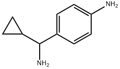 4-[AMINO(CYCLOPROPYL)METHYL]ANILINE Struktur