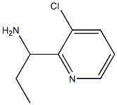 1-(3-chloropyridin-2-yl)propan-1-amine Struktur