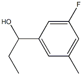 1-(3-fluoro-5-methylphenyl)propan-1-ol Struktur