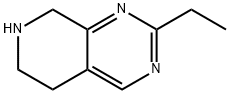 2-ethyl-5,6,7,8-tetrahydropyrido[3,4-d]pyrimidine Struktur