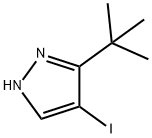 3-tert-Butyl-4-iodo-1H-pyrazole Struktur