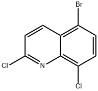 5-bromo-2,8-dichloroquinoline Struktur