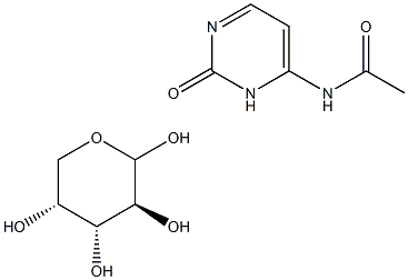 N-Acetylcytosine arabinoside Struktur