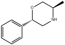 (2S,5R)-5-methyl-2-phenylmorpholine Struktur