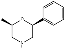 (2R,6S)-2-methyl-6-phenylmorpholine Struktur