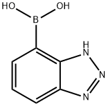 B-1H-Benzotriazol-7-yl-boronic acid Struktur