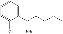 1-(2-CHLOROPHENYL)PENTAN-1-AMINE Struktur