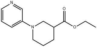 ETHYL 1-(PYRIDIN-3-YL)PIPERIDINE-3-CARBOXYLATE Struktur