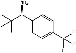 (1R)-2,2-DIMETHYL-1-[4-(TRIFLUOROMETHYL)PHENYL]PROPYLAMINE Struktur