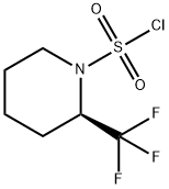 (R)-2-TRIFLUOROMETHYLPIPERIDINESULFONYL CHLORIDE Struktur