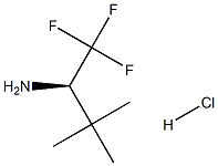 (2R)-1,1,1-trifluoro-3,3-dimethylbutan-2-amine:hydrochloride Struktur