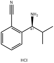 2-((1S)-1-AMINOETHYL)BENZENECARBONITRILE HYDROCHLORIDE Struktur