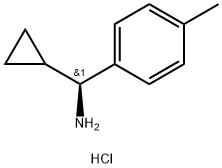 (1S)CYCLOPROPYL(4-METHYLPHENYL)METHYLAMINE HYDROCHLORIDE Struktur