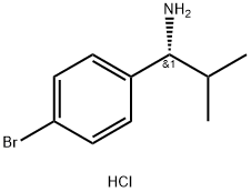 (1R)-1-(4-BROMOPHENYL)-2-METHYLPROPYLAMINE HYDROCHLORIDE Struktur