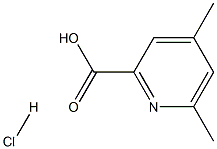 4,6-Dimethylpicolinic Acid Hydrochloride Struktur