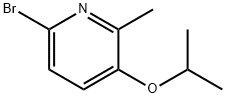 6-Bromo-3-isopropoxy-2-methylpyridine Struktur