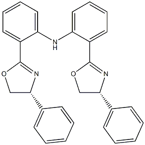 2-[(4R)-4,5-Dihydro-4-phenyl-2-oxazolyl]-N-[2-[(4R)-4,5-dihydro-4-phenyl-2-oxazolyl]phenyl]benzenamine Struktur