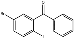 (5-Bromophenyl)-(2-Iodophenyl)methanone Struktur