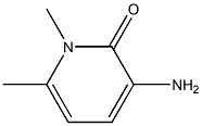 3-AMINO-1,6-DIMETHYL-1,2-DIHYDROPYRIDIN-2-ONE Struktur